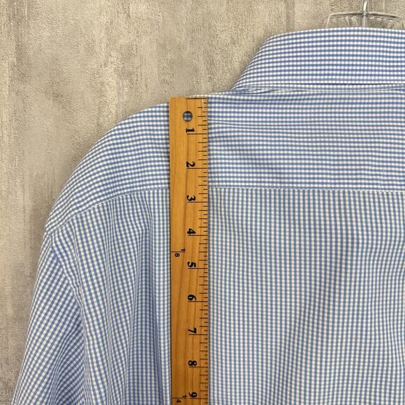 Tod's Made In Italy Shirt Men’s 42/16.5 Plaid Button Up Long Sleeve Designer - Picture 8 of 12